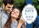 Navy Cherished Photo Save the Date Announcements Image 5 of 6